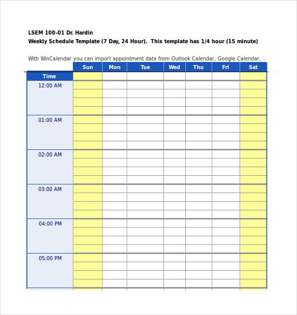 30 Daily Planner Templates PDF DOC
