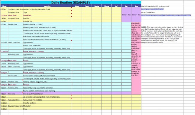 17 Perfect Daily Work Schedule Templates Template Lab