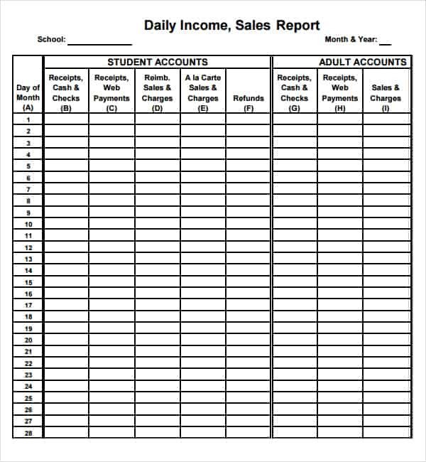 3 Free Daily Sales Report Templates Word Excel PDF