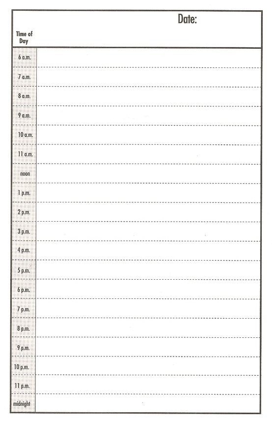 25 best ideas about Daily schedule template on Pinterest