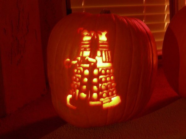 Dalek Pumpkin by Kat the Shanster on DeviantArt