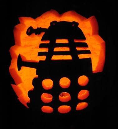 Dalek Pumpkin Just The Doctor Pinterest