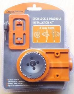 New Craftright Door lock deadbolt Installation Kit