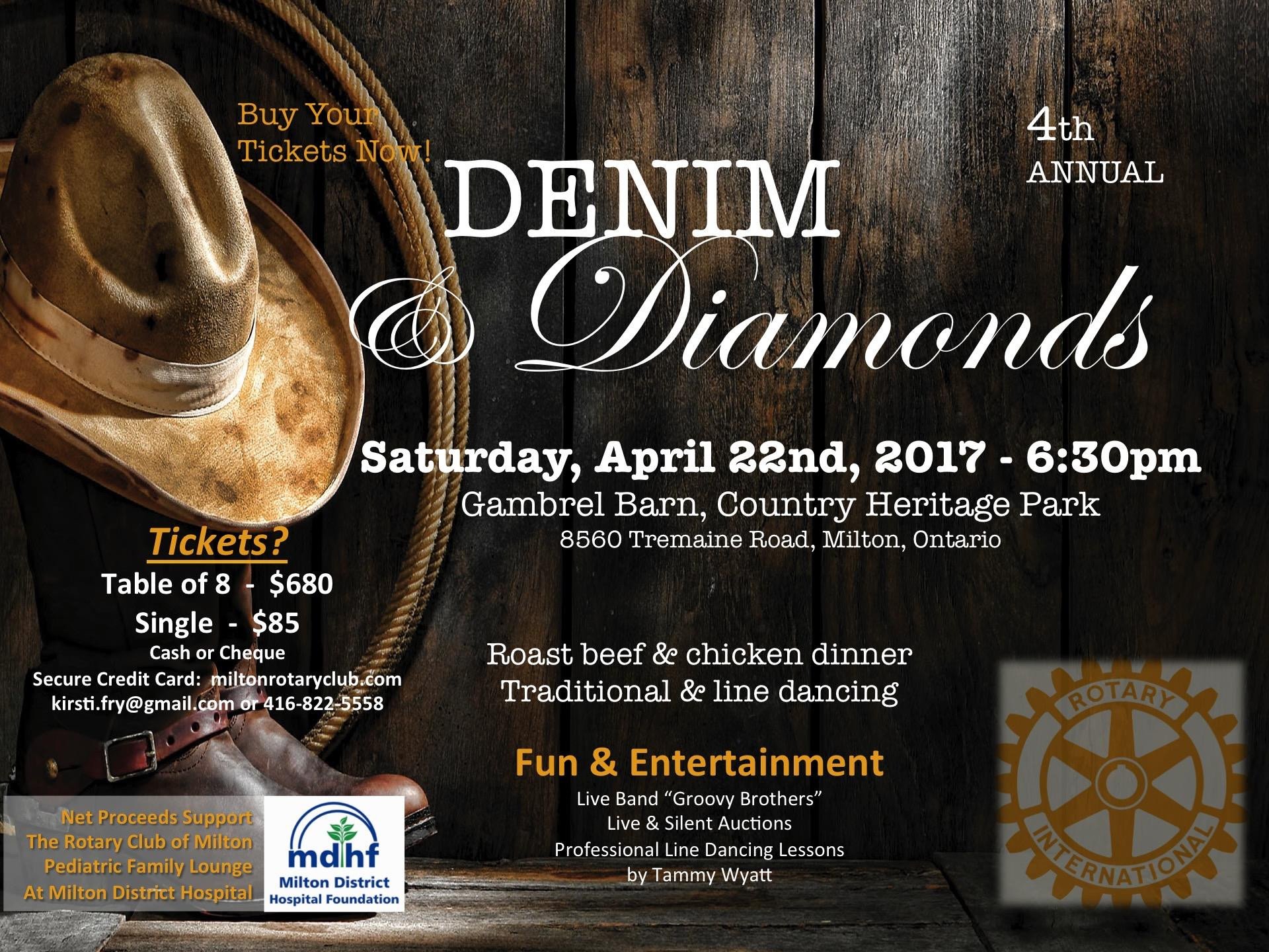 2017 Rotary Denim & Diamonds Spring Gala