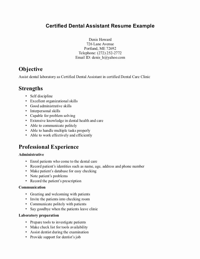 9 Dental assistant Resume Objective Examples