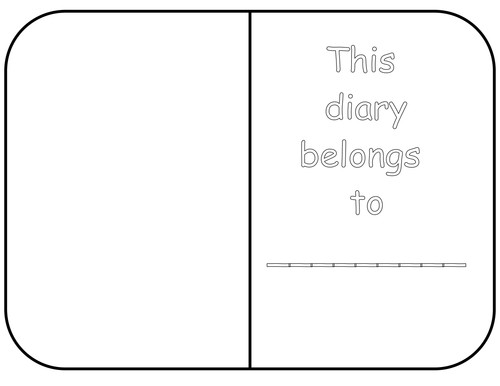 Diary Template by White Lilly2