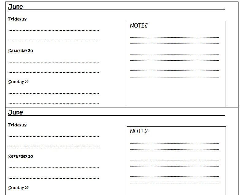 Diary Entry Template Going To