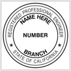 State of California ficial Registered Professional