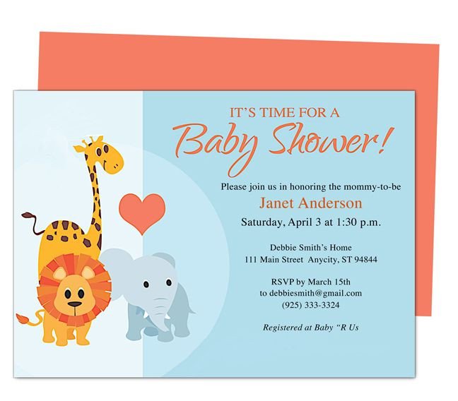 42 best Baby Shower Invitation Templates images on