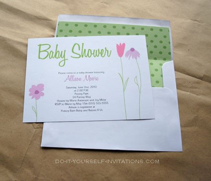 Create Baby Shower Invitations