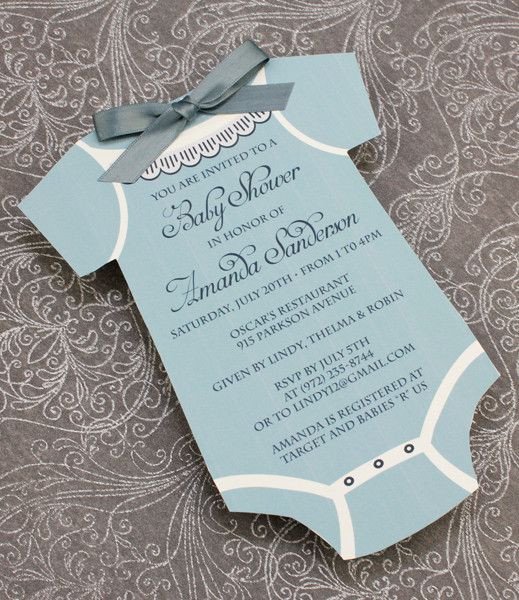 DIY Baby Boys sie Shower invitation template from