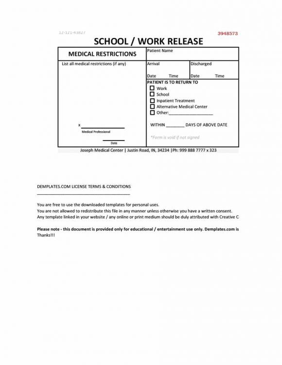 42 Fake Doctor s Note Templates for School & Work