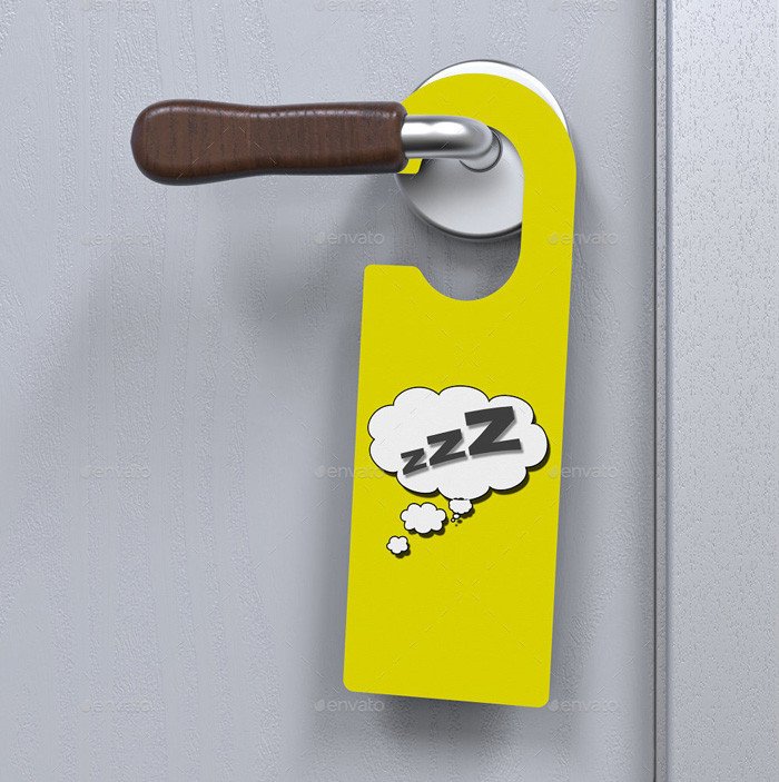 14 Free and Premium Door Hanger Mockup Templates DesignYep