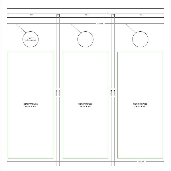 15 Door Hangers PSD Vector EPS PDF