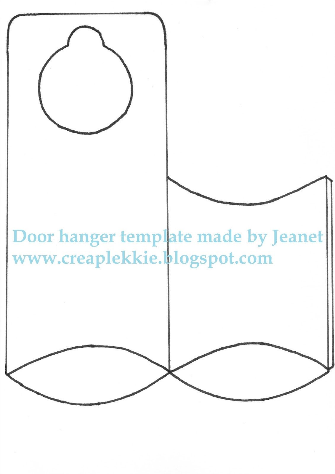 Whiff of Joy Tutorials & Inspiration Door hanger template