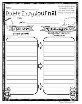 Double entry journal Journals and prehension on Pinterest