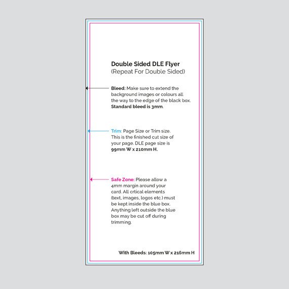 Double Sided DL Flyers Virtual Print