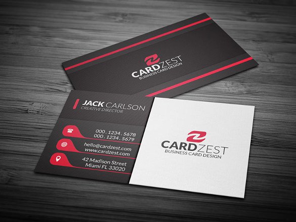 25 Free Business Cards – Free Word PDF PSD Format