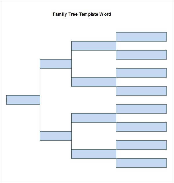 Word Family Tree Templates