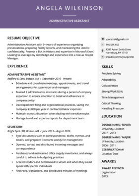Free Resume Templates Download for Word
