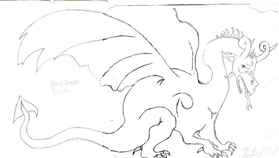 dragon tracing by DraveDragonheart on DeviantArt