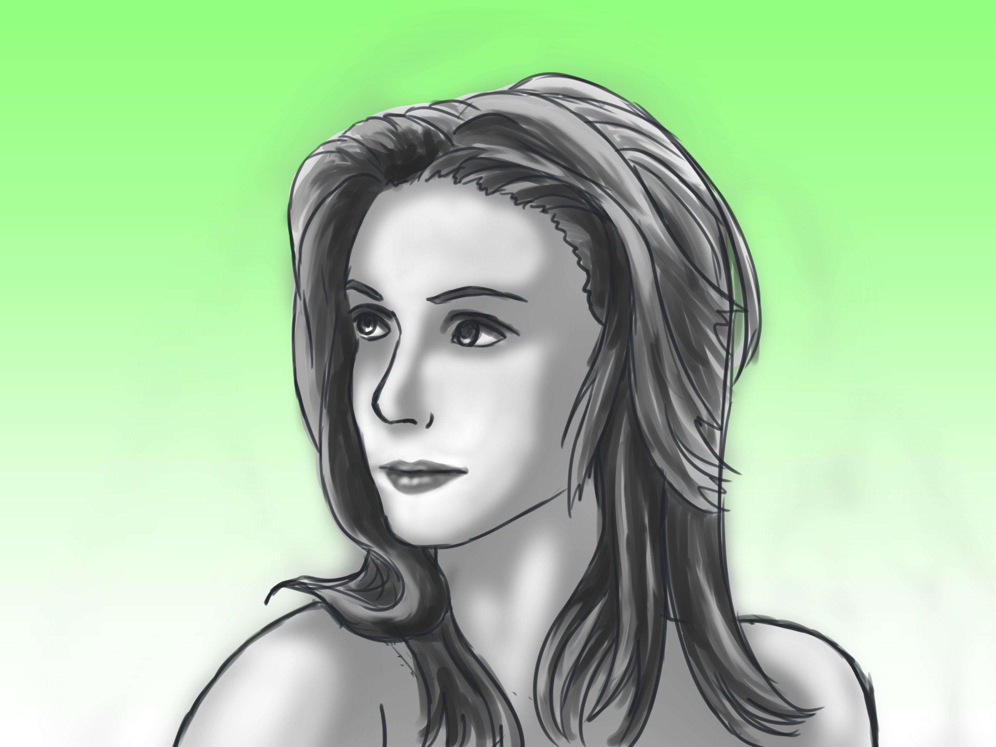 How to Draw a Portrait of a Woman with wikiHow