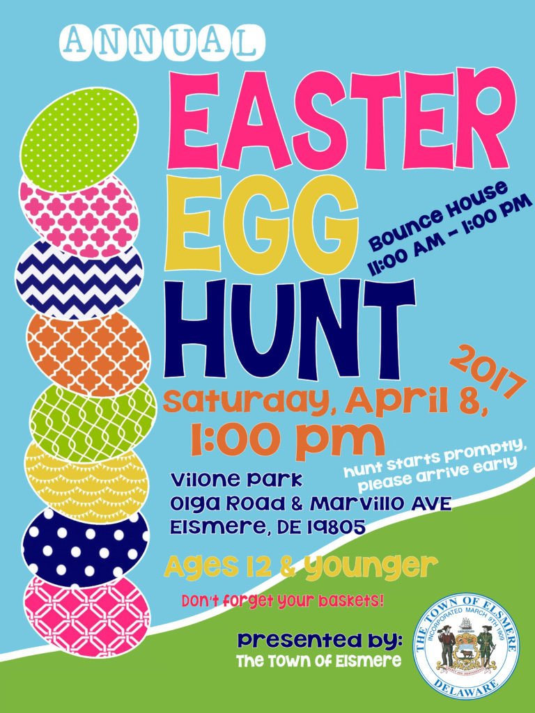 Easter Egg Hunt 2017 Flyer Bounce House