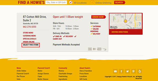 hungry howies web 3