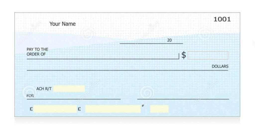 Editable Blank Check Template Template Update234