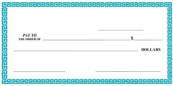 Giant Check Template Editable Download