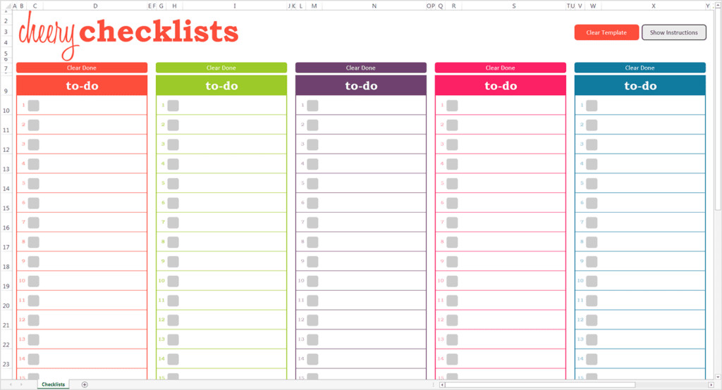 13 Checklist Templates Word Excel PDF Formats