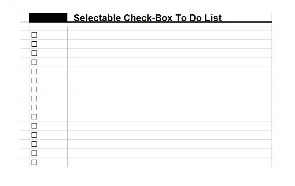 50 Printable To Do List & Checklist Templates Excel Word