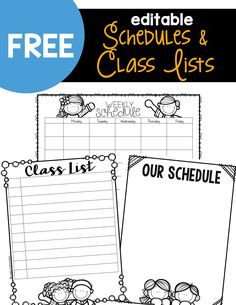 Cute Lesson Plan Template… Free Editable Download