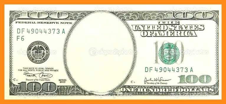 12 13 blank dollar bill template free