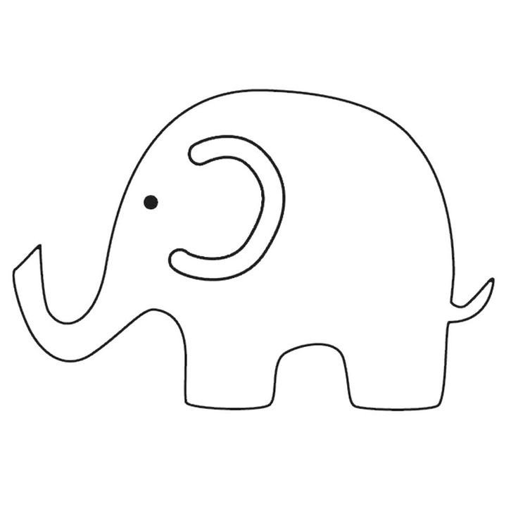 1000 ideas about Elephant Template on Pinterest