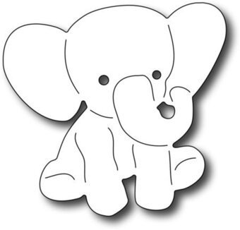 Baby Elephant Frantic Stamper Craft Dies FRA DIE