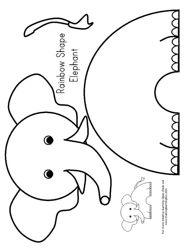 e is for elephant preschool elephants