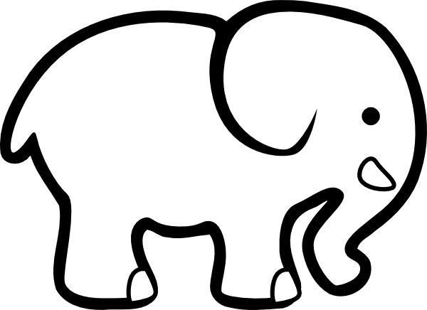 elephant outline cutouts Google Search …