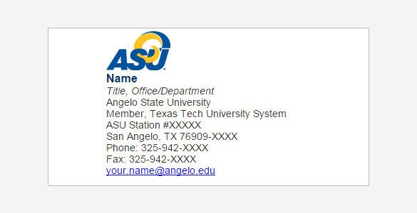 5 College Student Email Signatures Free Download