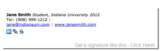 email signature for college students WiseStamp Email Goo s