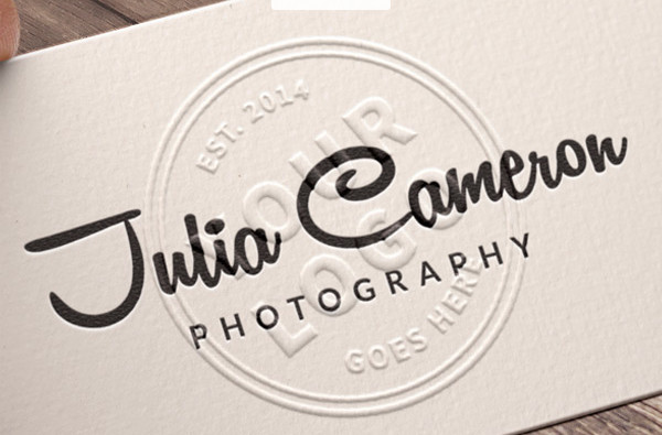 Embossed Free Business Card MockUp Template PSD LTHEME