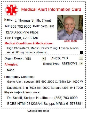 8 Reasons Why You Need A FREE Medical Alert Card