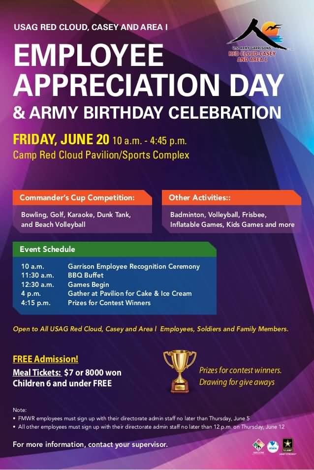 Employee Appreciation Day Flyer Template to Pin