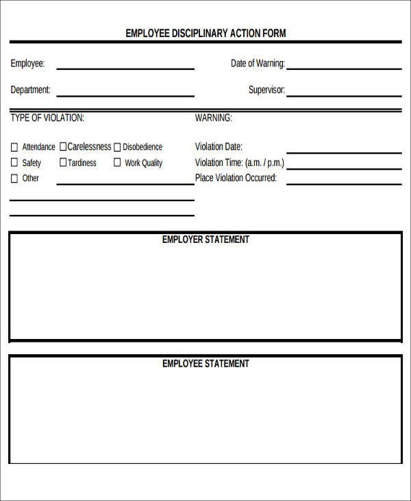 Sample Notice Forms