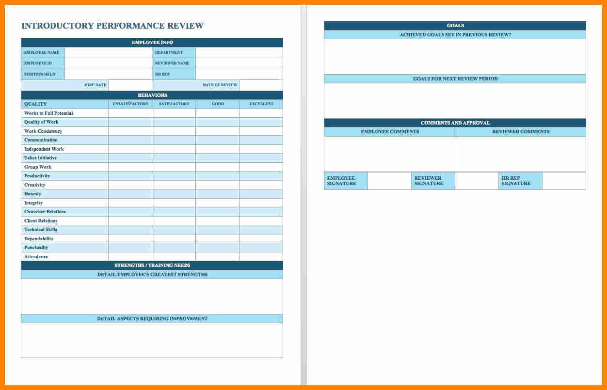 29 of Performance Evaluation Template Excel
