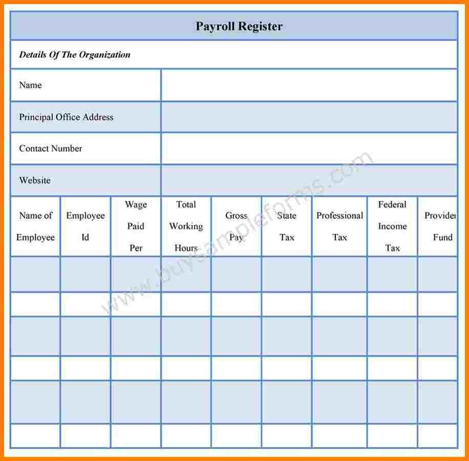 7 employee payroll forms free