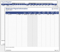 Employee Payroll Template Free and software