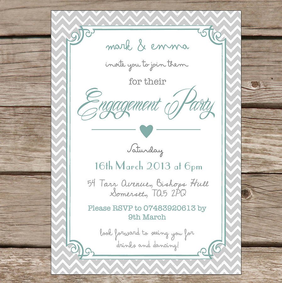 engagement invitations Engagement party invitation