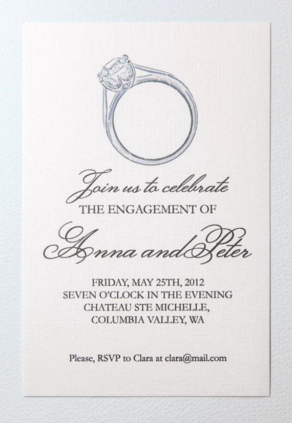 Items similar to Printable Engagement Party Invitation on Etsy