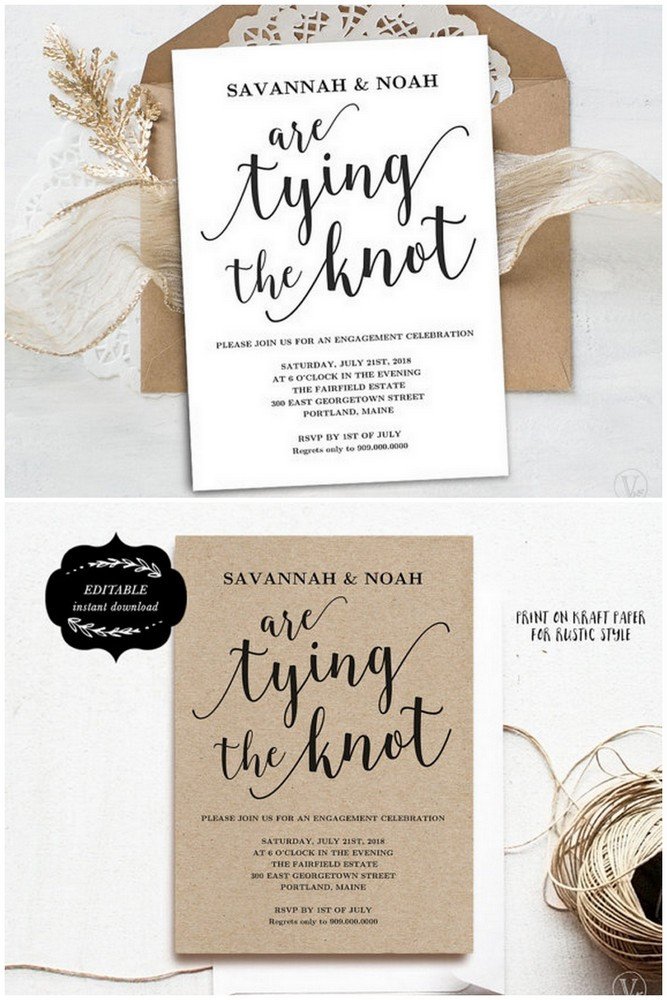 22 Engagement Party Invitations You ll Want to Say Yes to